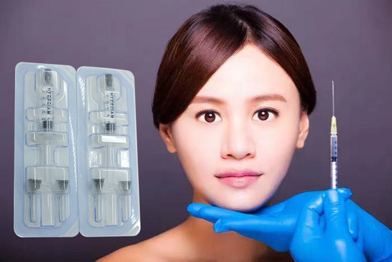 Gezichts van de het Natrium Hyaluronic Zure Injectie van de Rimpelvuller het Gel Injecteerbare Vullers voor Gezicht