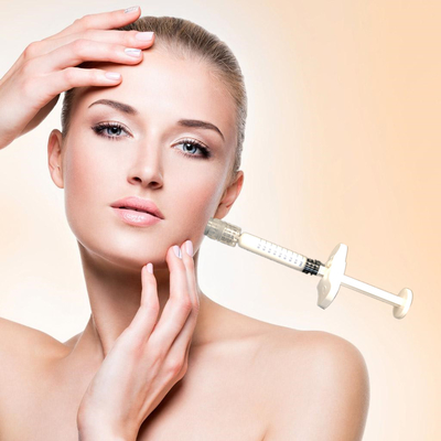 Anti-rimpel PCL Cross Linked Hyaluronic Acid CMC Dermal Filler For Beauty Spa 12-18 maanden Langdurige resultaten